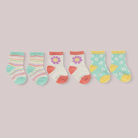 3-PACK SOFT DURABLE BABY SOCKS SET - BONJOUR BÉBÉ