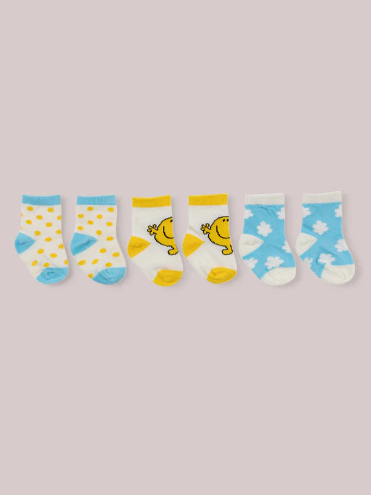 3-PACK SOFT DURABLE BABY SOCKS SET - MR. HAPPY™