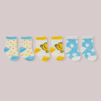 3-PACK SOFT DURABLE BABY SOCKS SET - MR. HAPPY™