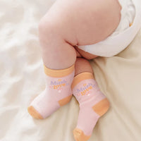 3-PACK SOFT DURABLE BABY SOCKS SET - MUSHY LOVE