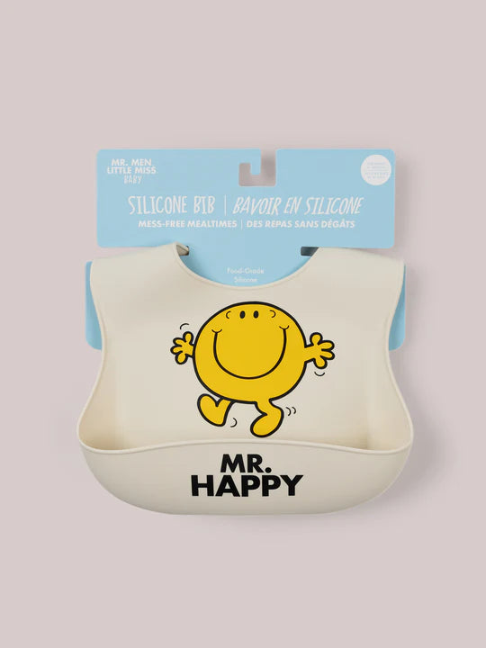 SILICONE BIB - MR. HAPPY™