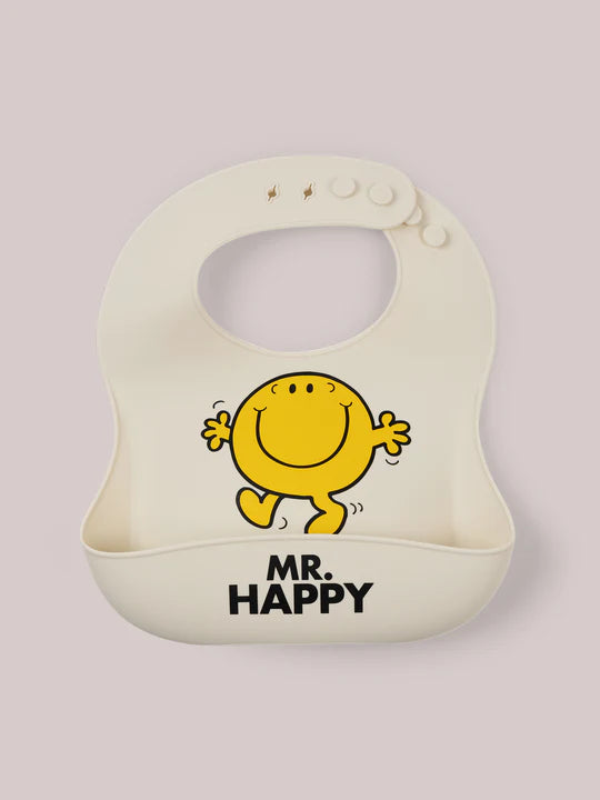 SILICONE BIB - MR. HAPPY™