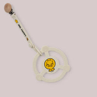 SILICONE TEETHER RING & DETACHABLE CLIP - MR. HAPPY™