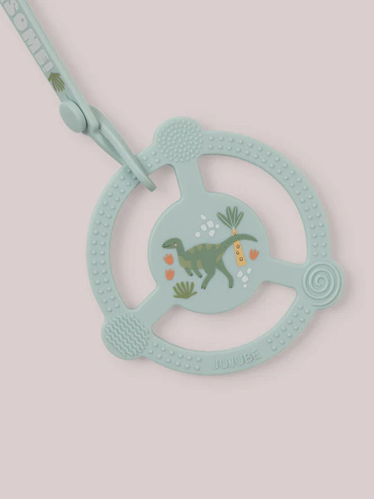 SILICONE TEETHER RING & DETACHABLE CLIP