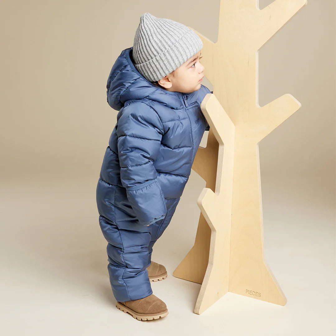 Blue Baby Hooded Pram Suit