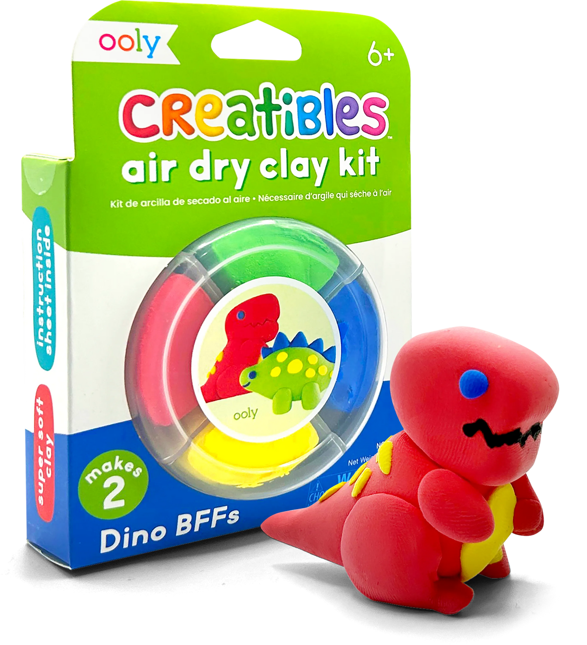 Creatibles Mini Air Dry Clay Kit - Dino BFFs