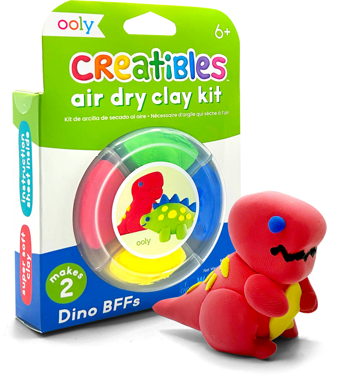 Creatibles Mini Air Dry Clay Kit - Dino BFFs