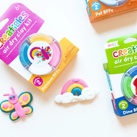 Creatibles Mini Air Dry Clay Kit - Rainbow BFFs