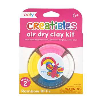 Creatibles Mini Air Dry Clay Kit - Rainbow BFFs