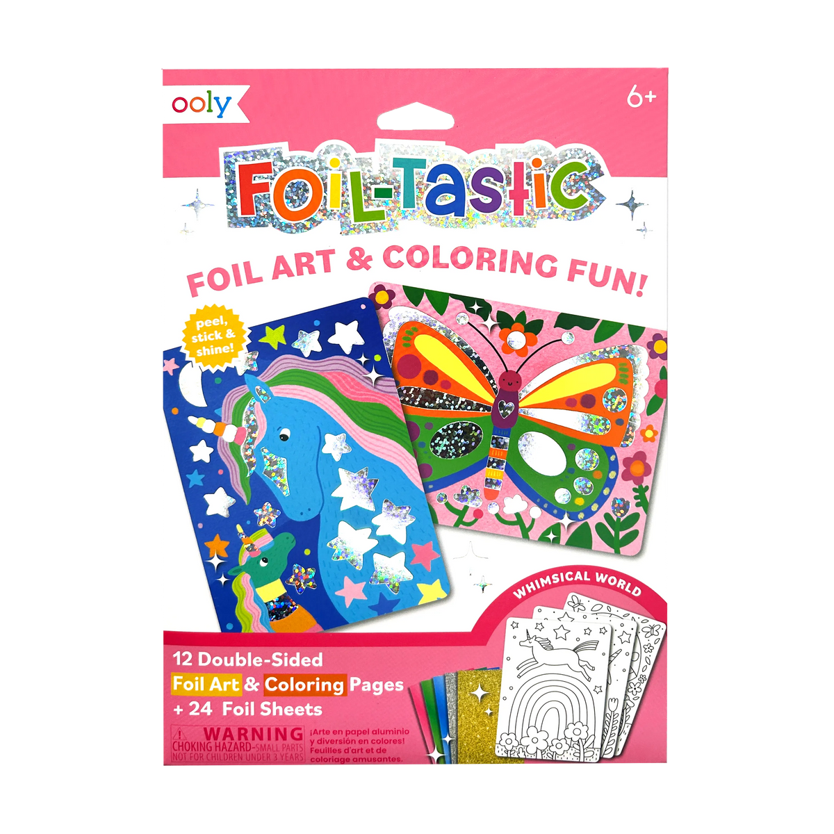 Foil-tastic Foil Art & Coloring Set - Whimsical World