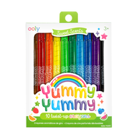 Yummy Yummy Scented Twist-Up Crayons - Set of 10