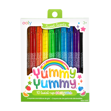 Yummy Yummy Scented Twist-Up Crayons - Set of 10