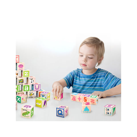 36 Piece Magnetic Cubes Alphabet & Numbers PMC36