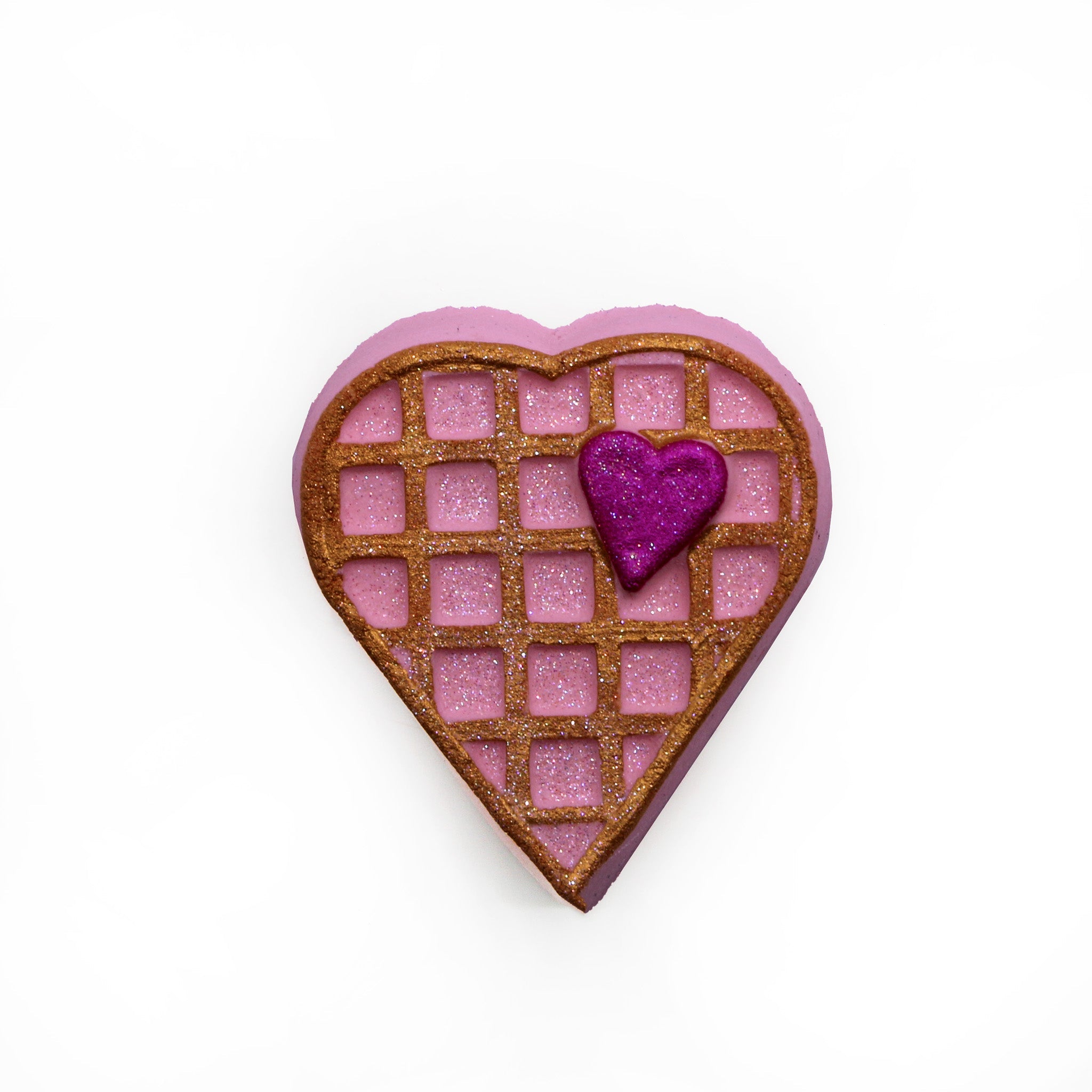 Waffle Heart Bath Bomb