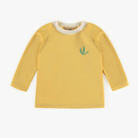 YELLOW LONG SLEEVE BATHING T-SHIRT, BABY