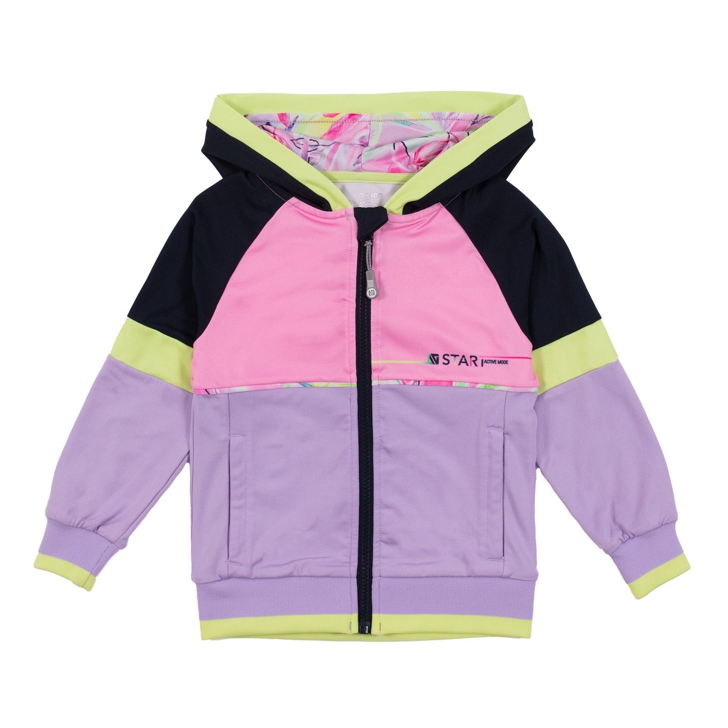 Athletic Hooded Jacket Pale Pink