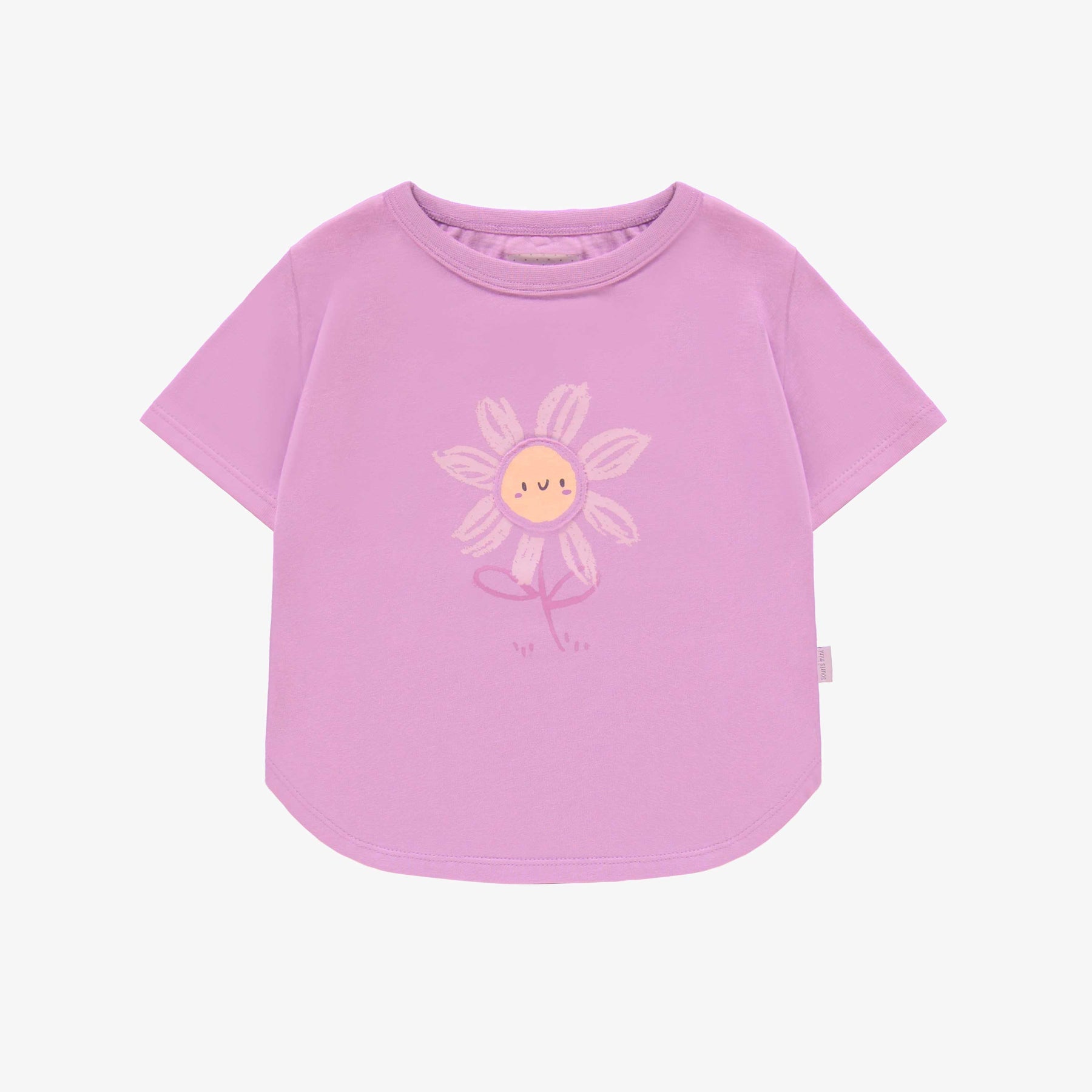 PURPLE SHORT SLEEVES T-SHIRT JERSEY, BABY