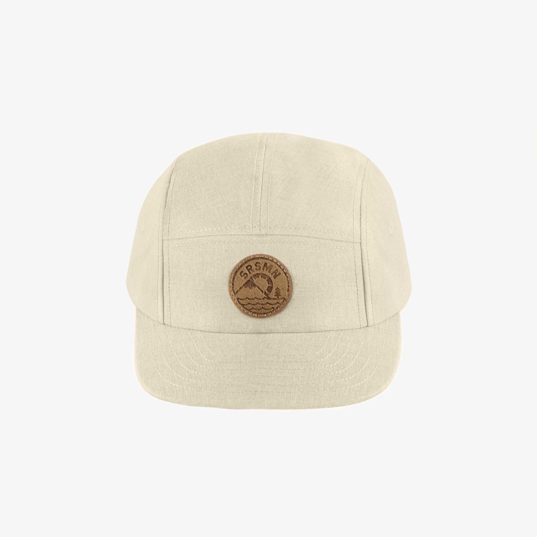 CAP WITH FLAT VISOR IN LINEN AND COTTON