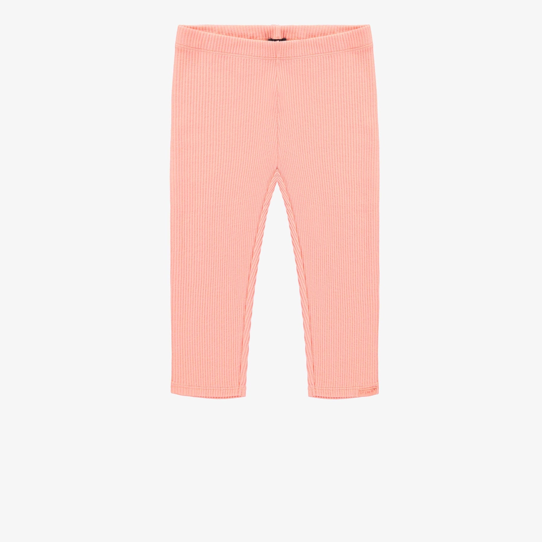 LIGHT PINK ¾ LENGTH LEGGING RIBBED KNIT, CHILD