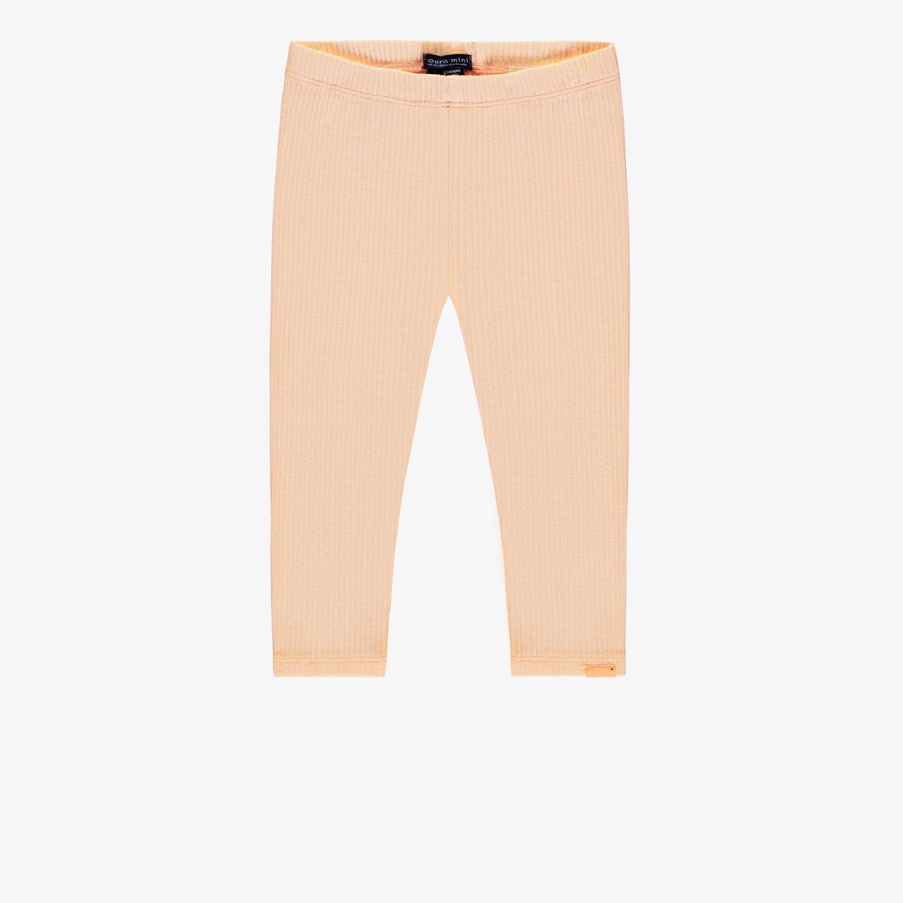 PEACH ¾ LENGTH LEGGING RIBBED KNIT, CHILD