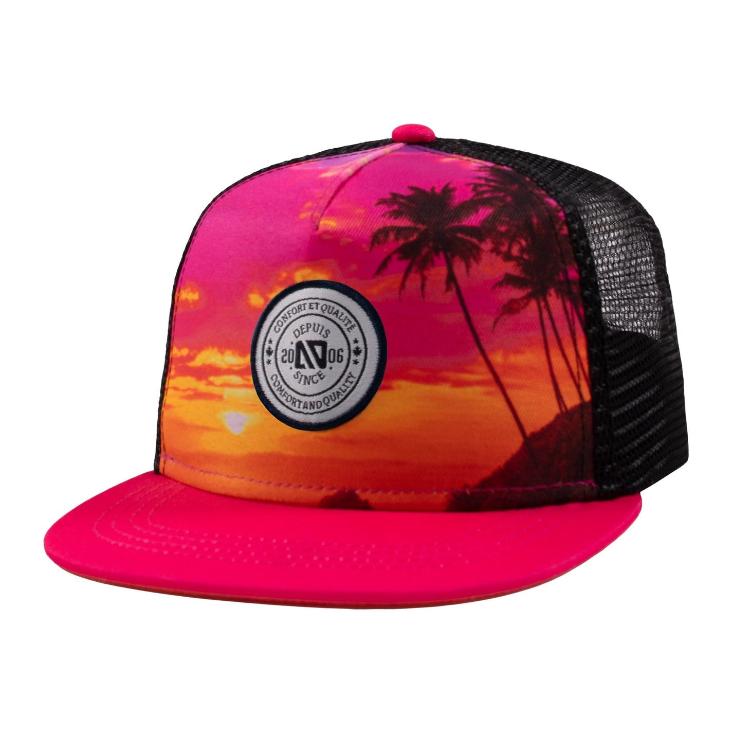 Fuchsia Cap