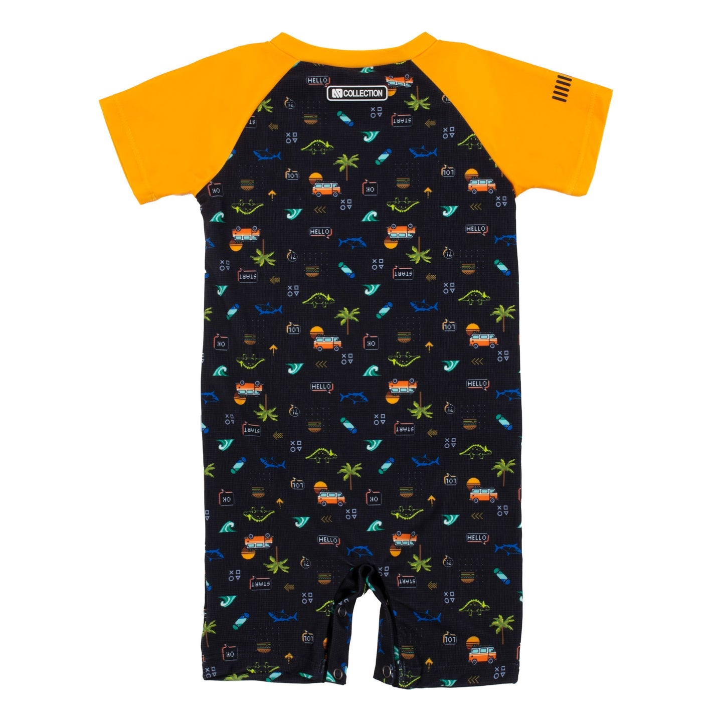 Baby UV Suit Black