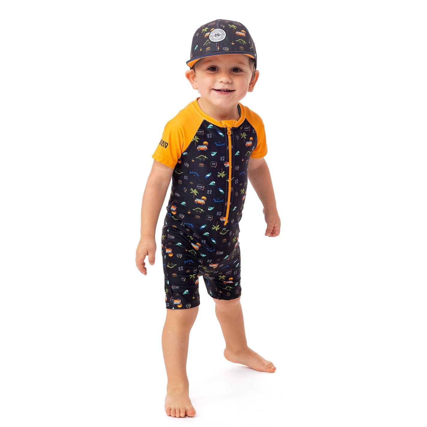 Baby UV Suit Black