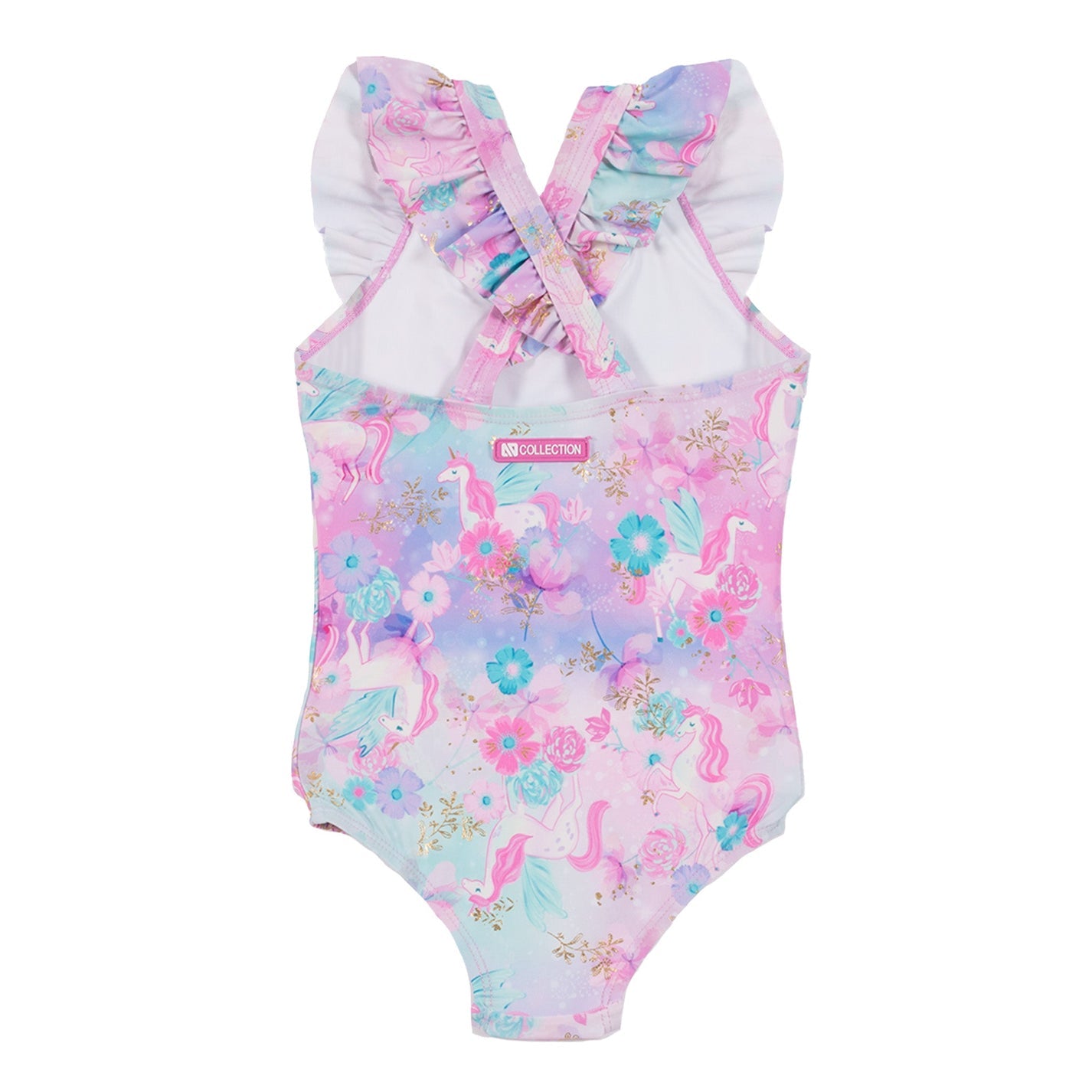 UV one-piece swimsuit Lilac