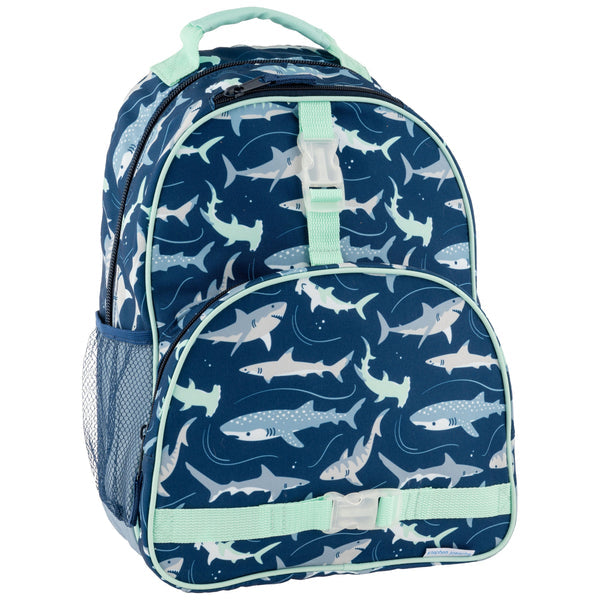 All Over Print Backpacks Navy Shark