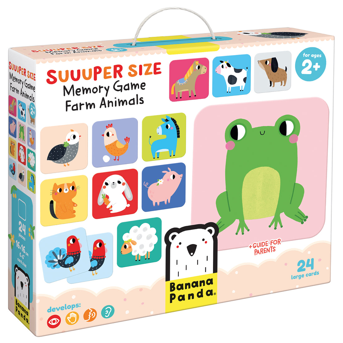 Suuuper Size Memory Game Farm Animals