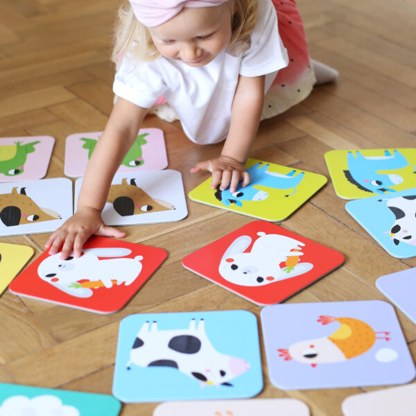 Suuuper Size Memory Game Farm Animals