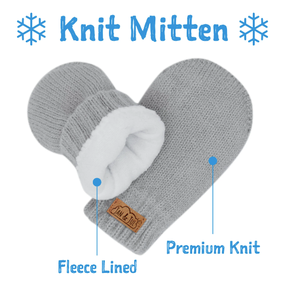 Knit Mittens | Multiple Colours