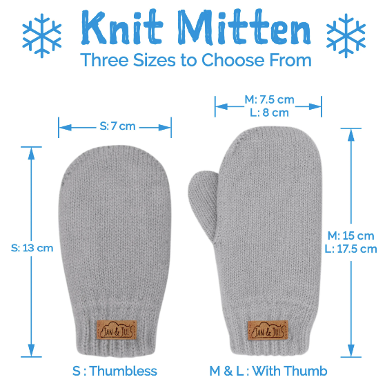 Knit Mittens | Multiple Colours