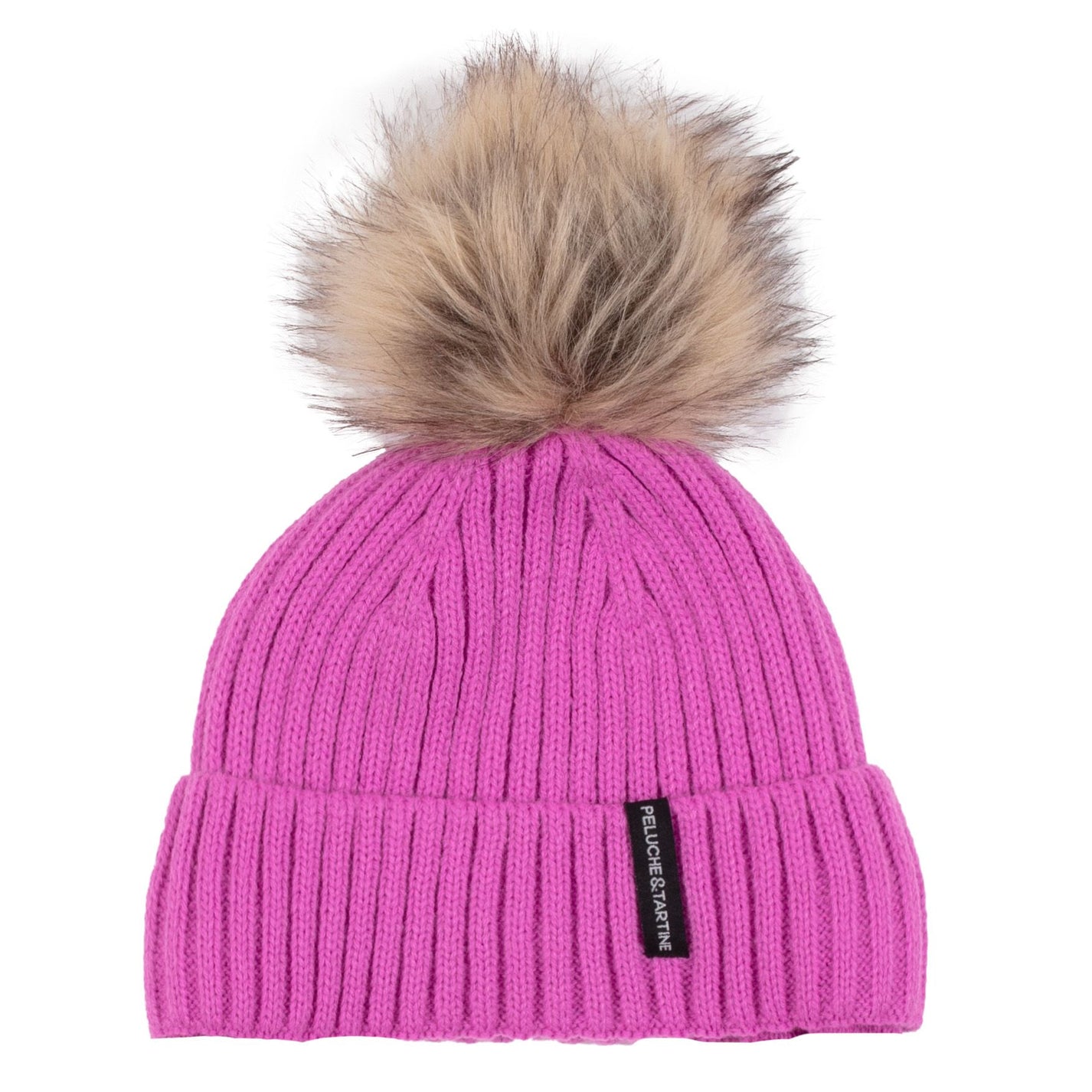 Eva Girls Knit Hat Pink