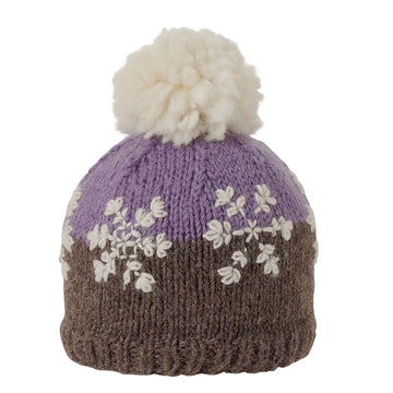 Snowflake Kids' Toque - Mauve