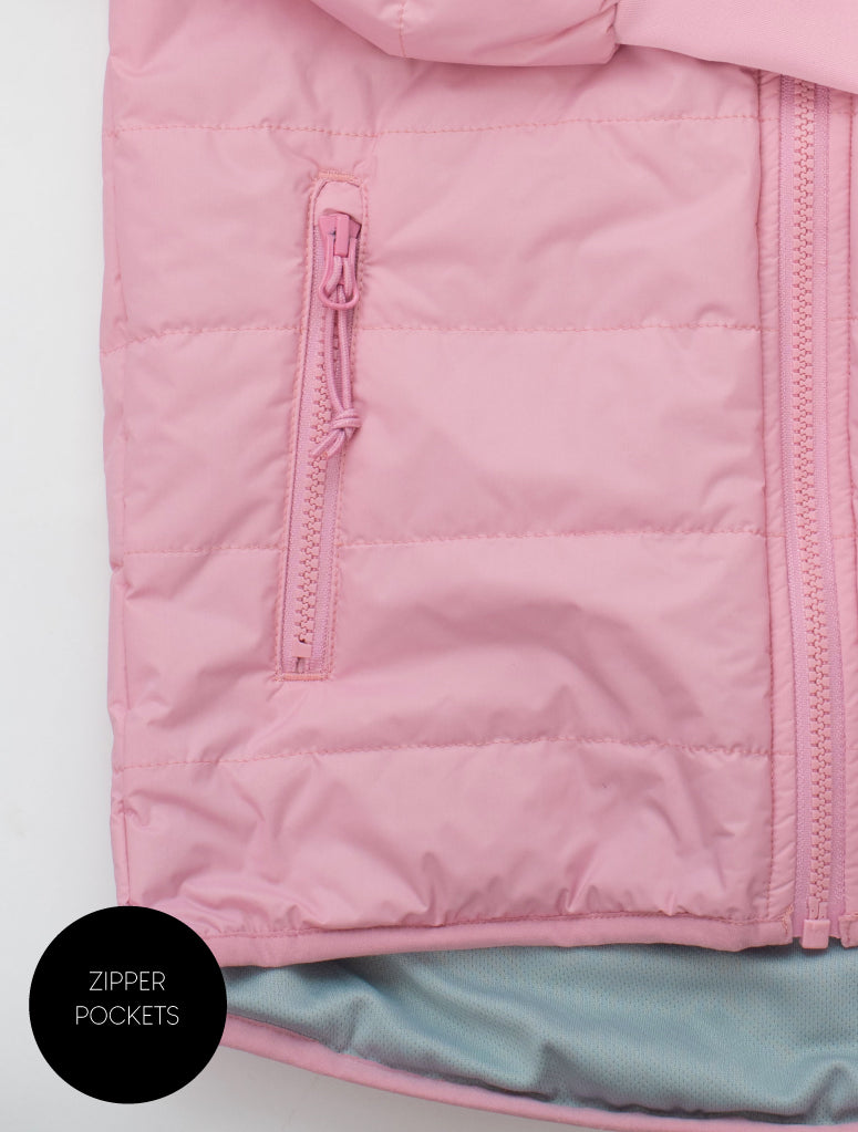 Hydracloud Puffer Jacket - Ballet Pink | Waterproof Windproof Eco