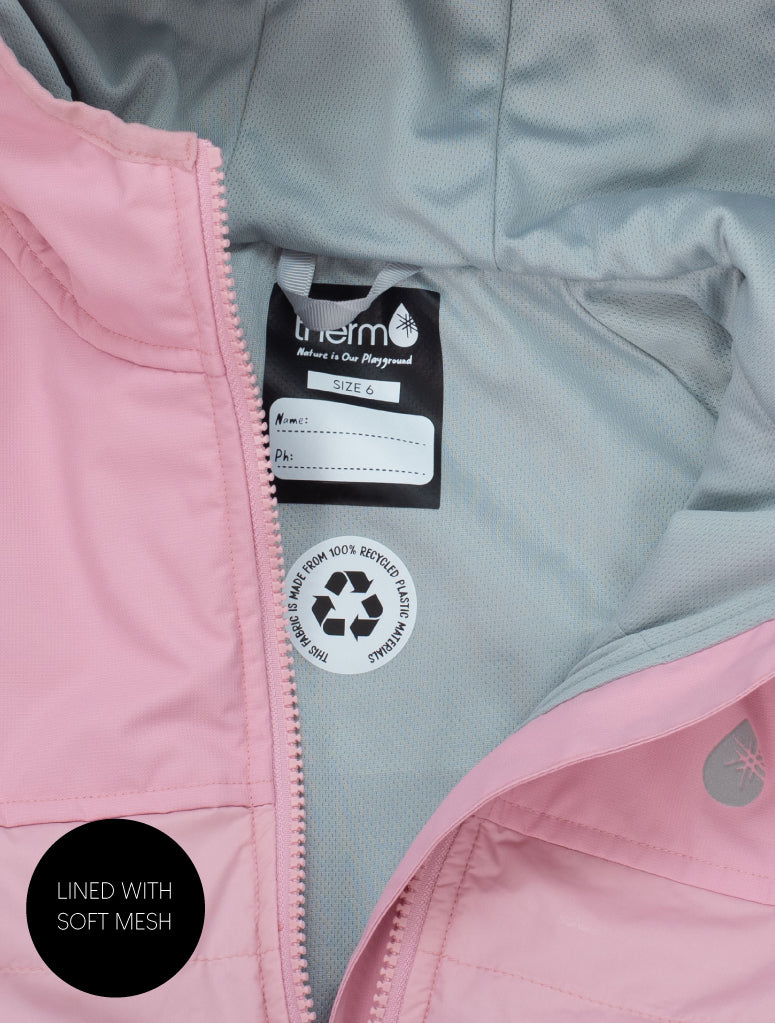 Hydracloud Puffer Jacket - Ballet Pink | Waterproof Windproof Eco