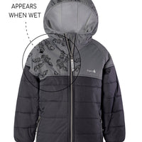 Hydracloud Puffer Jacket - Black Autobot | Waterproof Windproof Eco