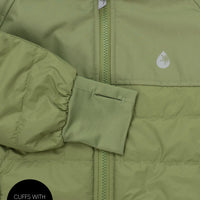 Hydracloud Puffer Jacket - Olive | Waterproof Windproof Eco