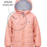 Hydracloud Puffer Jacket - Apricot Blush | Waterproof Windproof Eco