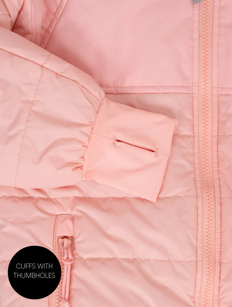 Hydracloud Puffer Jacket Apricot Blush Waterproof Windproof Eco