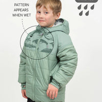 Hydracloud Puffer Jacket - Basil | Waterproof Windproof Eco