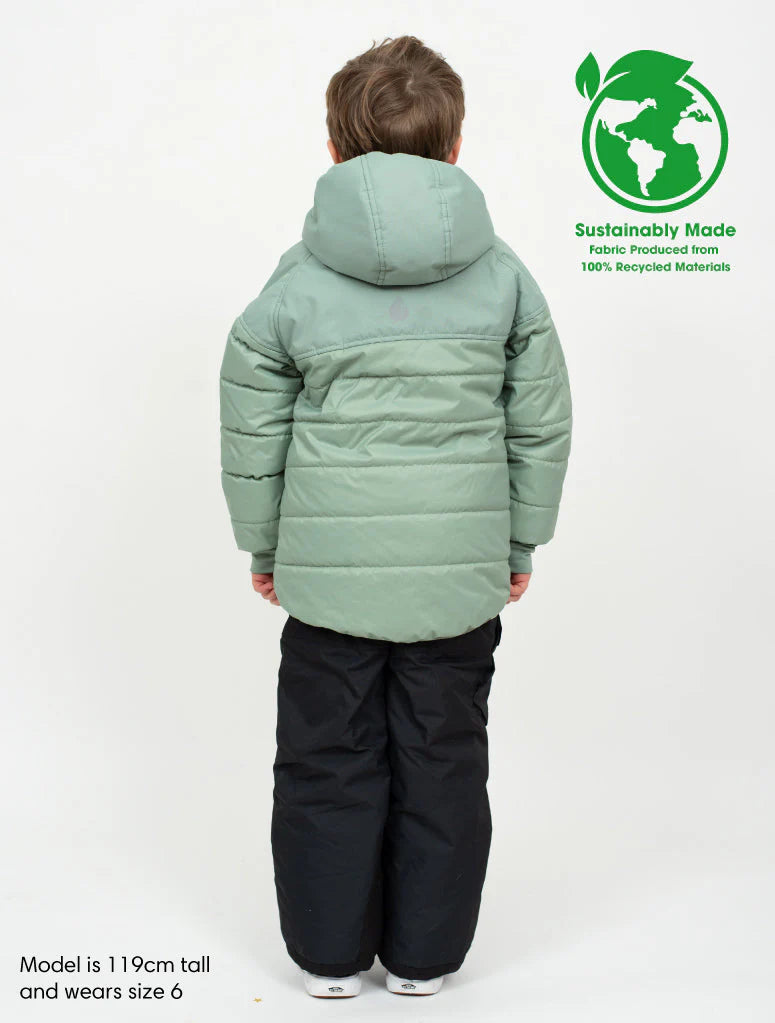 Hydracloud Puffer Jacket - Basil | Waterproof Windproof Eco