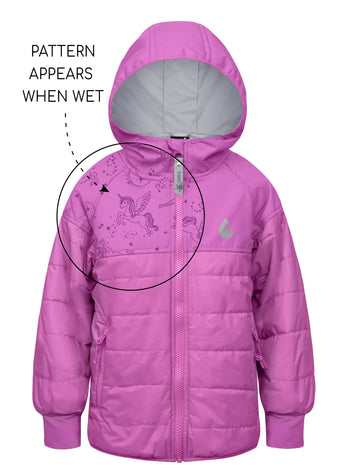 Hydracloud Puffer Jacket - Berry | Waterproof Windproof Eco