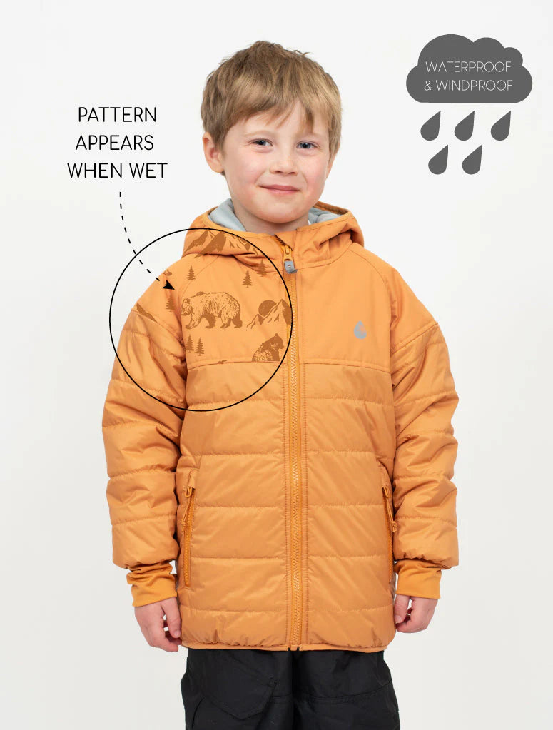 Hydracloud Puffer Jacket - Clay | Waterproof Windproof Eco