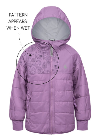 Hydracloud Puffer Jacket - Dusty Lavender | Waterproof Windproof Eco