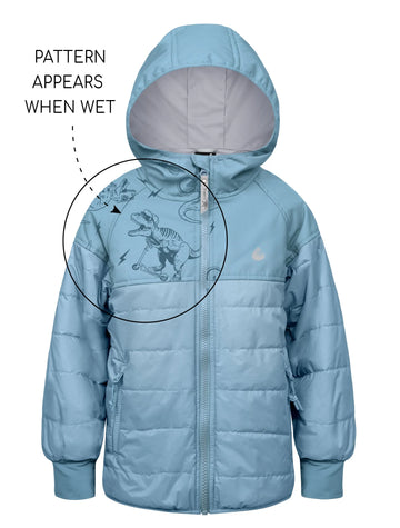 Hydracloud Puffer Jacket - Stone Blue | Waterproof Windproof Eco