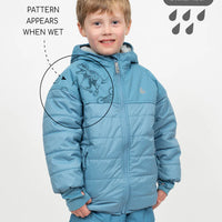 Hydracloud Puffer Jacket - Stone Blue | Waterproof Windproof Eco