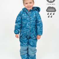 Snowrider One Piece Snowsuit - Ocean | Waterproof Windproof Eco