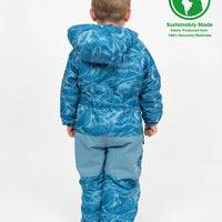 Snowrider One Piece Snowsuit - Ocean | Waterproof Windproof Eco